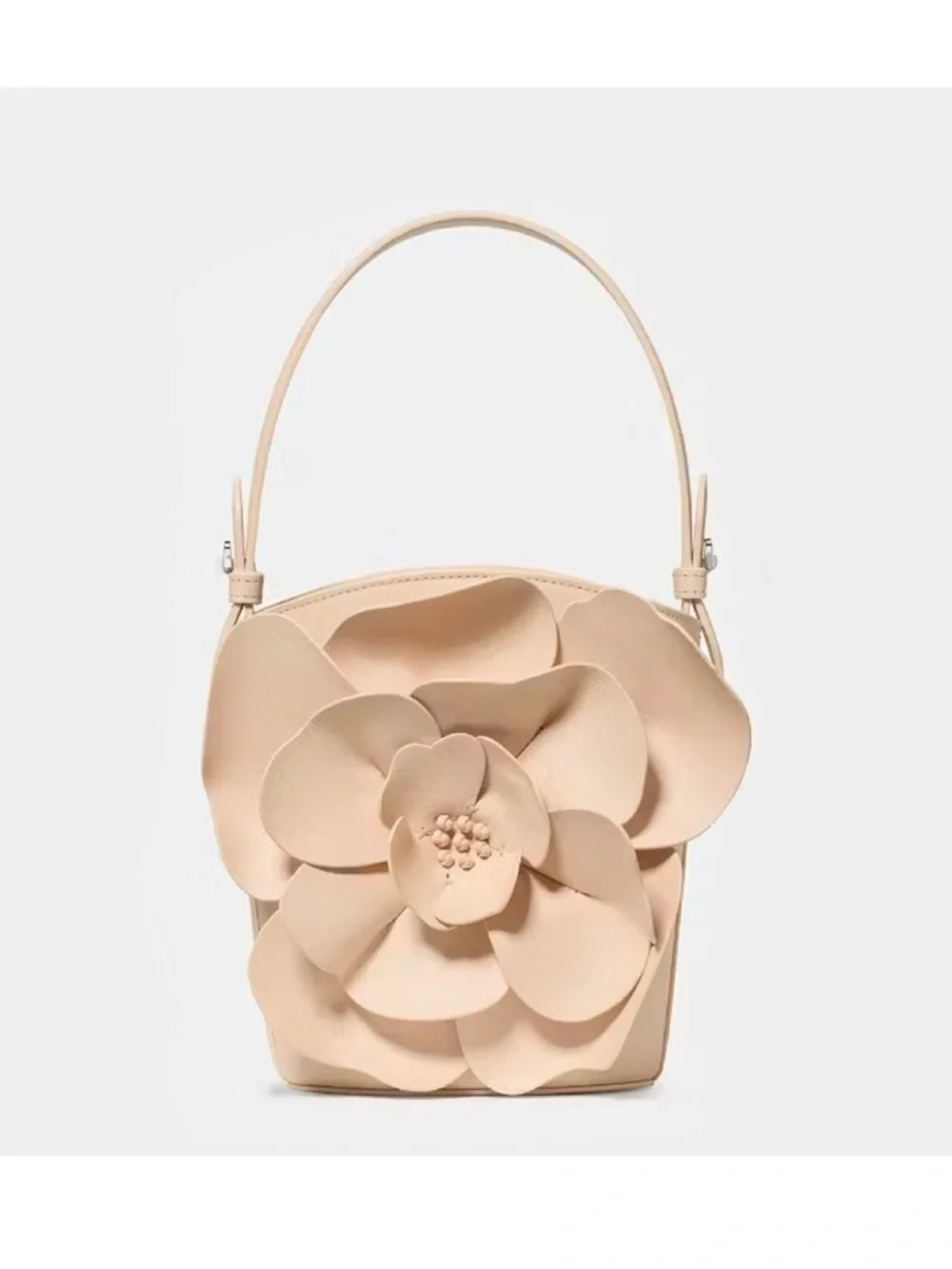 Kate Spade Flora Leather Bucket Crossbody Bag